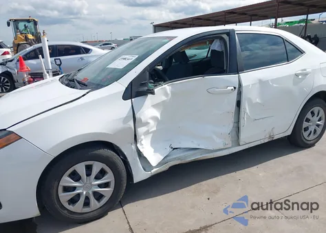 2017 Toyota Corolla L z USA, uszkodzony, nr VIN 5YFBURHE0HP585603